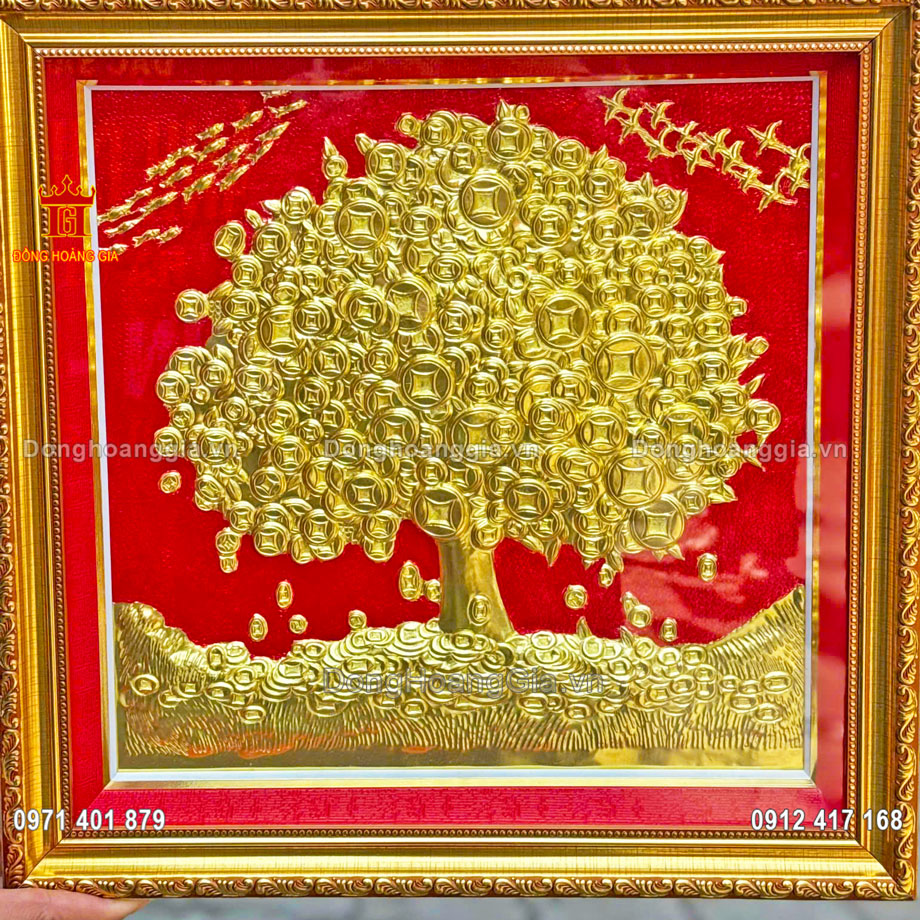 Treo tranh bồ đề giúp mang lại bình an, may mắn cho gia chủ